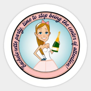 Bachelorette party two Sticker